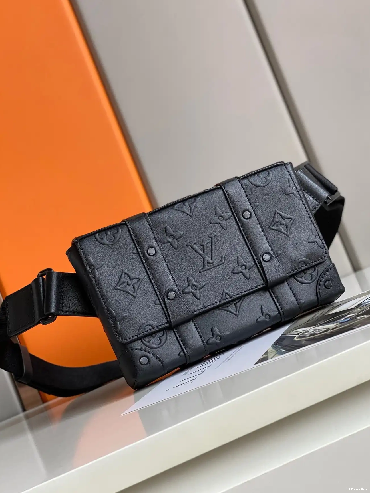 AAA Pruses Bags LOUIS TRUNK VUITTON SLINGBAG 0707